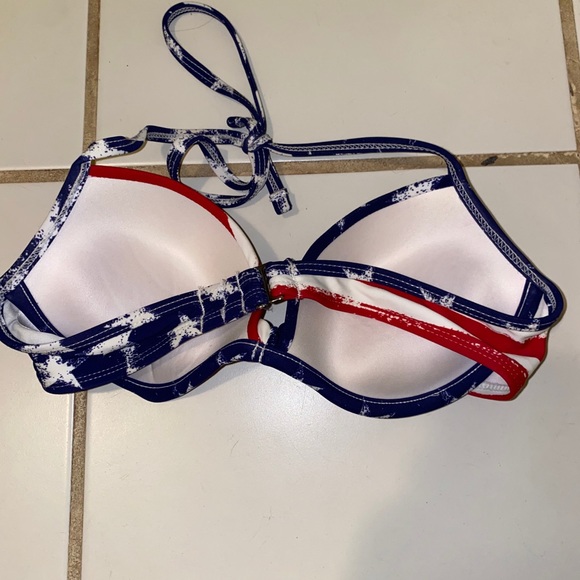 American flag bathing suit top . - Picture 2 of 2